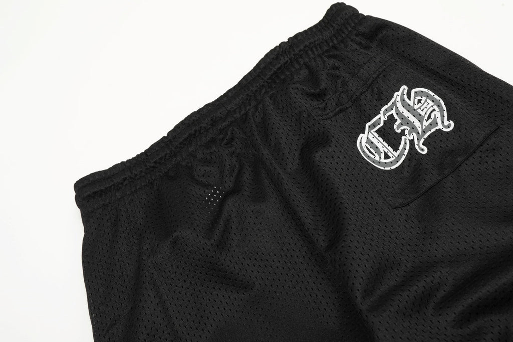 Chrome Hearts Black Mesh Hockey Pants