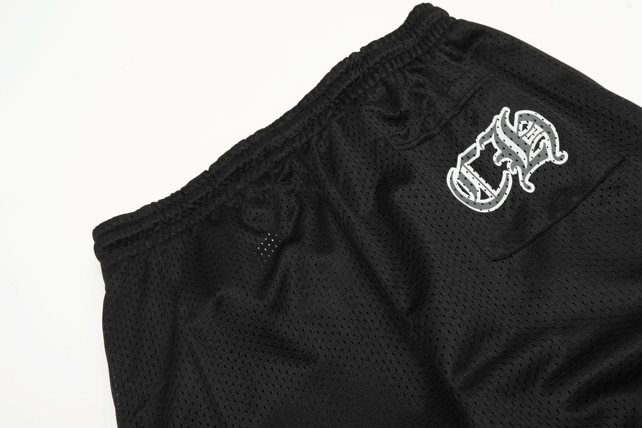 Chrome Hearts Black Mesh Hockey Pants