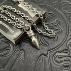 Chrome Hearts Bullet Pendant Necklace