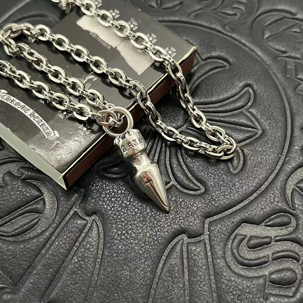 Chrome Hearts Bullet Pendant Necklace