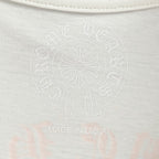 Chrome Hearts 2026 SS Hollywood Triple Cross Pocket T-Shirt - White Unisex Cotton Tee with Orange Gothic Logo