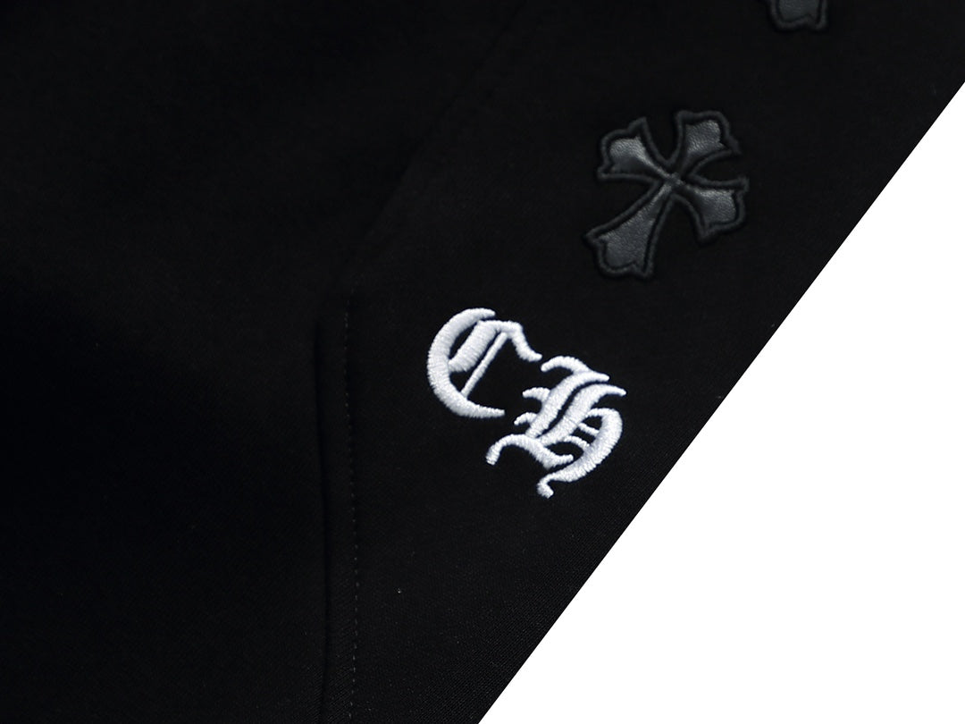 Chrome Hearts "Side Cross Embroidery" Joggers