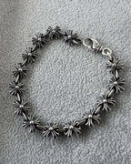 Chrome Hearts 925 Silver Fleur-de-Lis Bracelet