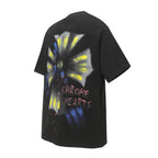 Chrome Hearts 2026 New Hand-Painted Graffiti Cross Short-Sleeve T-Shirt