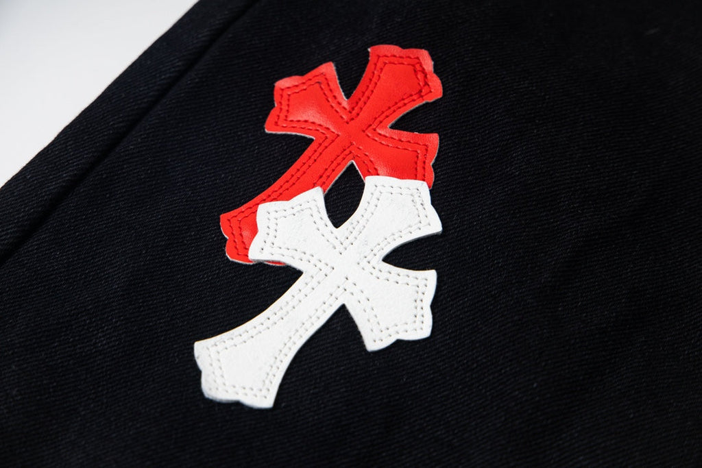 Chrome Hearts Limited Edition Cross-Patch Denim Jeans
