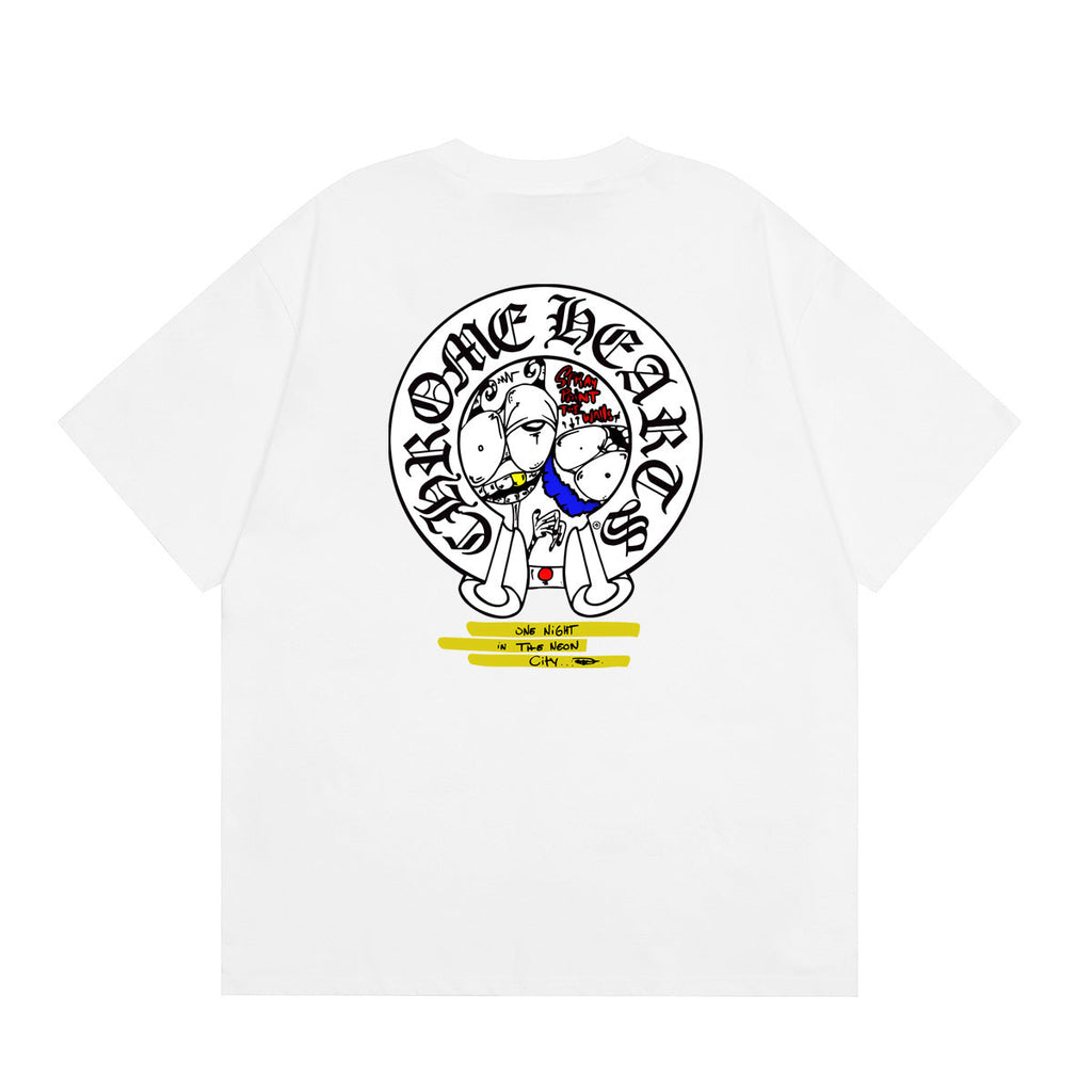 Chrome Hearts "One Night in the Neon City" Graphic T-Shirt