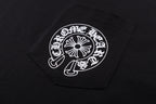 Chrome Hearts Miami Horseshoe T-Shirt - Black Pocket Tee with Iconic Back Print