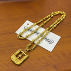 Chrome Hearts Square-Plate Cross Necklace