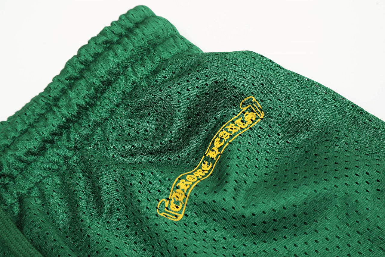 Chrome Hearts Lime Green Mesh Hockey Pants