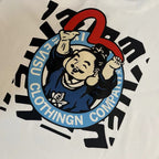 EVISU Brand "God of Fortune Holding the M" T-Shirt
