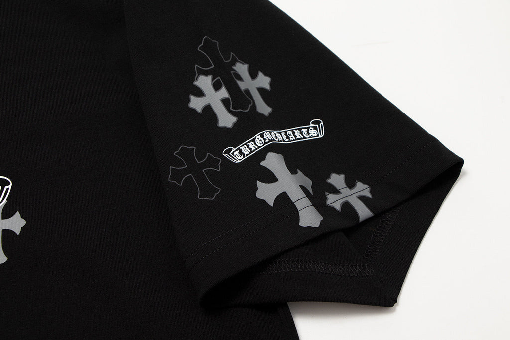 Chrome Hearts "Final To The Finale" Multi-Cross Embroidered T-Shirt