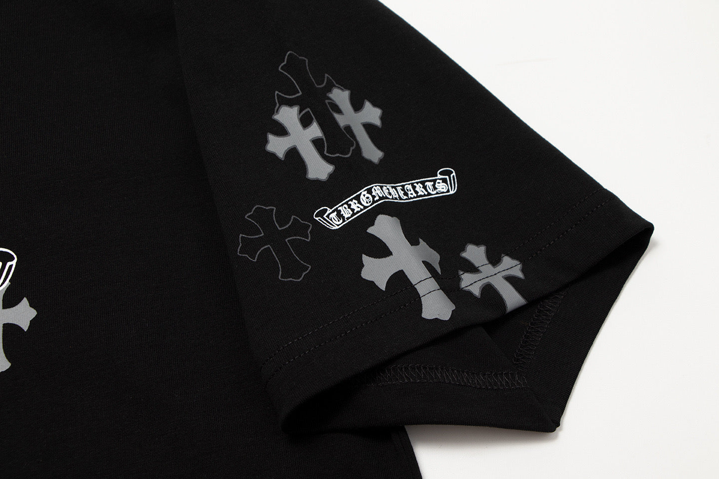 Chrome Hearts "Final To The Finale" Multi-Cross Embroidered T-Shirt