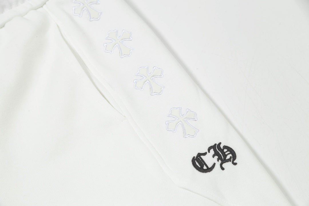 Chrome Hearts "Side Cross Embroidery" Jogger Sweatpants