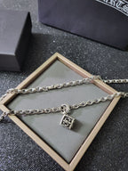 Chrome Hearts Dice Cross Necklace
