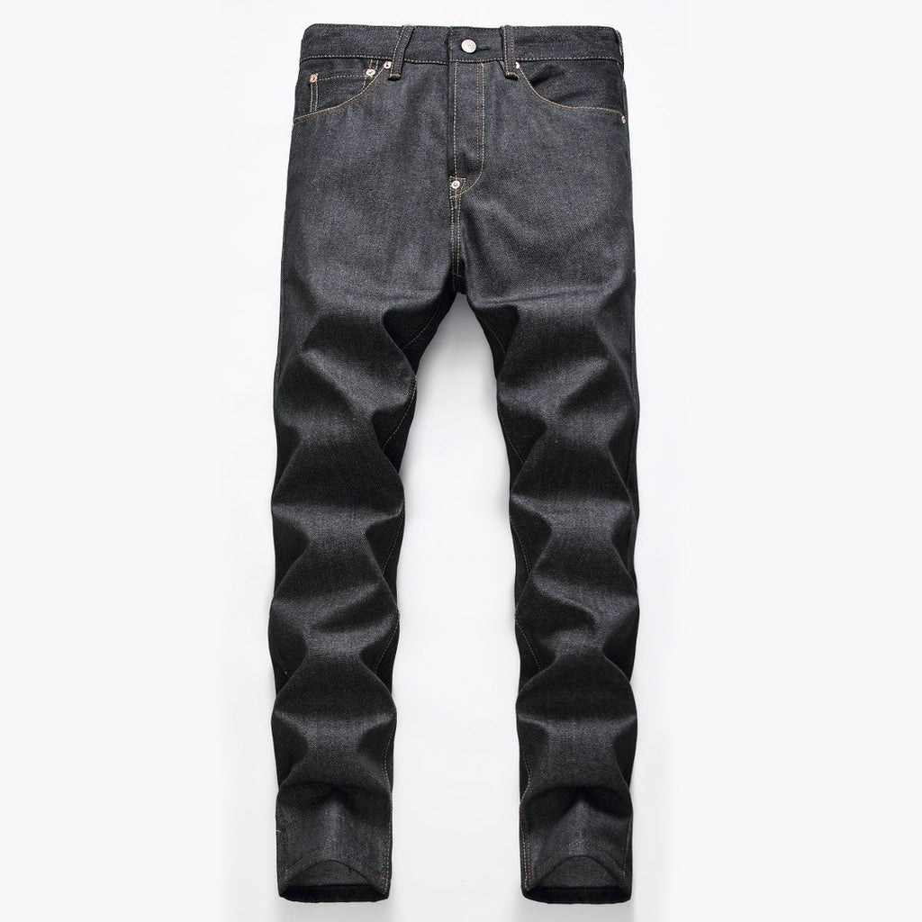 Evisu Men's "Dragon & Tiger" Ukiyo-e Embroidered Jeans – Raw Denim Japanese Streetwear