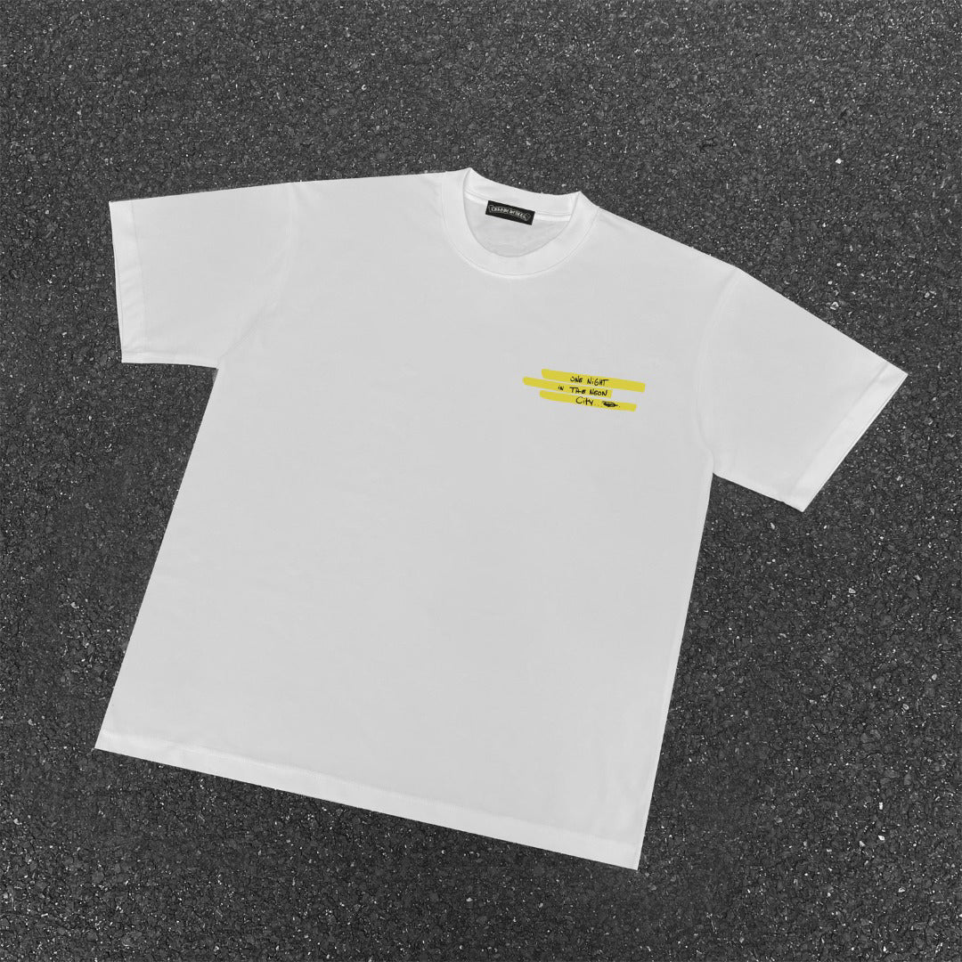 Chrome Hearts "One Night in the Neon City" Graphic T-Shirt