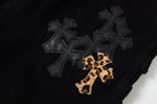 Chrome Hearts "Leopard-Print Cross Patch" Cargo Jeans
