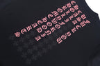 Chrome Hearts California F*ck You Pocket T-Shirt - Black Tee with Pink Gothic Print