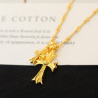 Chrome Hearts Double Cross Necklace