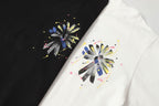Chrome Hearts 2026 New Hand-Painted Graffiti Cross Short-Sleeve T-Shirt