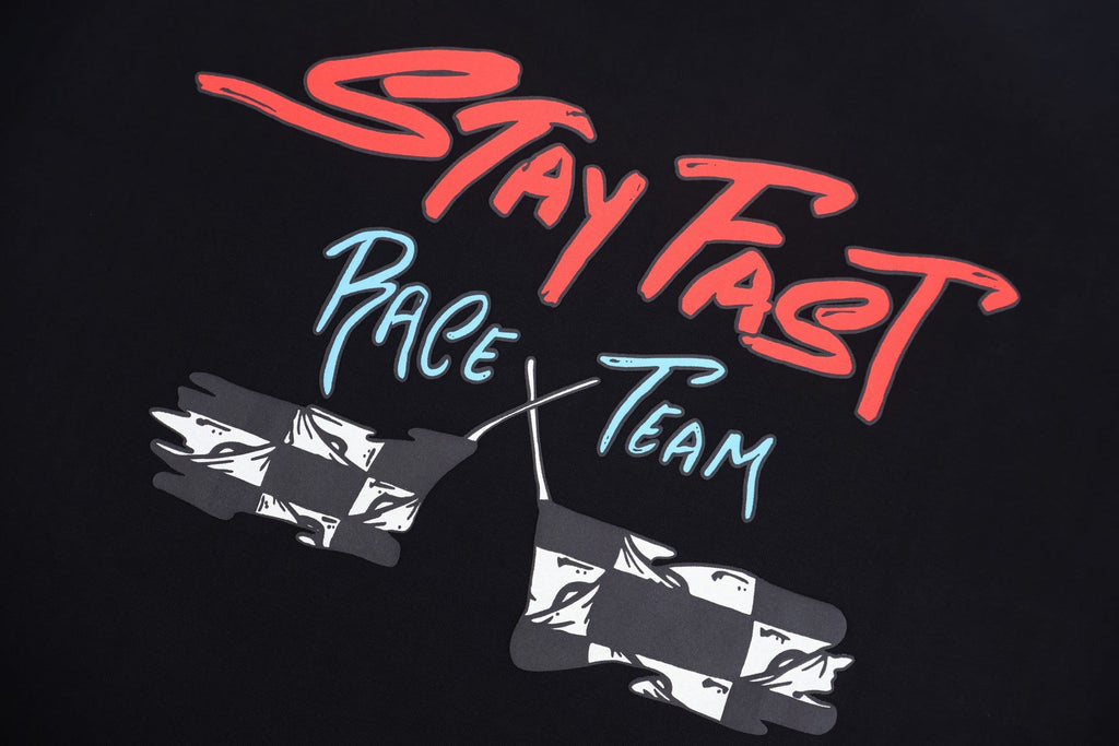 Chrome Hearts Matty Boy 'Stay Fast' Race Team T-Shirt - Black Streetwear Tee