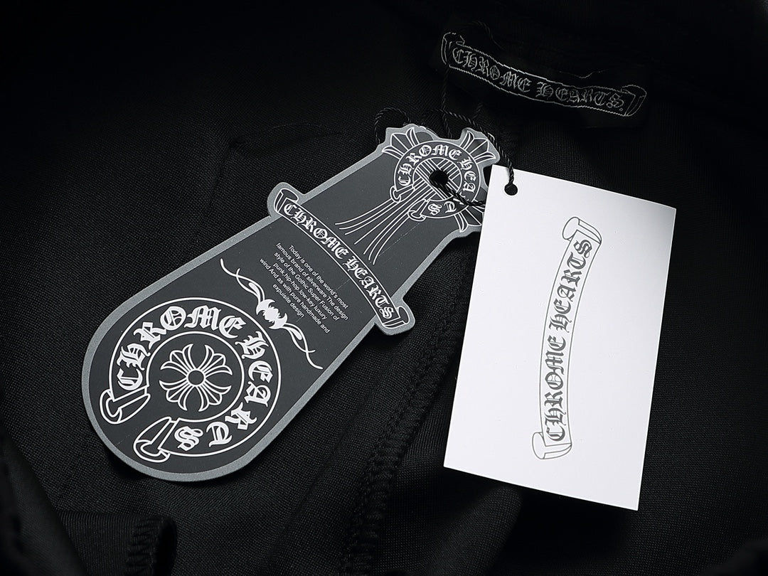 Chrome Hearts "Side Cross Embroidery" Joggers