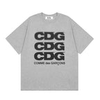 Comme des Garçons PLAY CDG Graphic Logo T-Shirt - Black Cotton Streetwear Tee