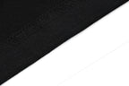 Chrome Hearts Style Red Embroidered Horseshoe Pocket T-Shirt - Black Cotton Streetwear Tee