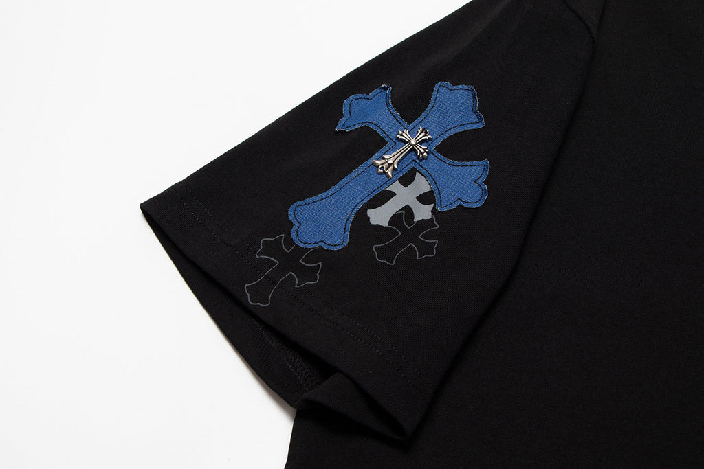 Chrome Hearts "Final To The Finale" Multi-Cross Embroidered T-Shirt