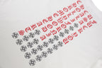 Chrome Hearts California F*ck You Pocket T-Shirt - White Tee with Pink Gothic Print