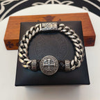 Chrome Hearts St. Benedict Amulet Bracelet