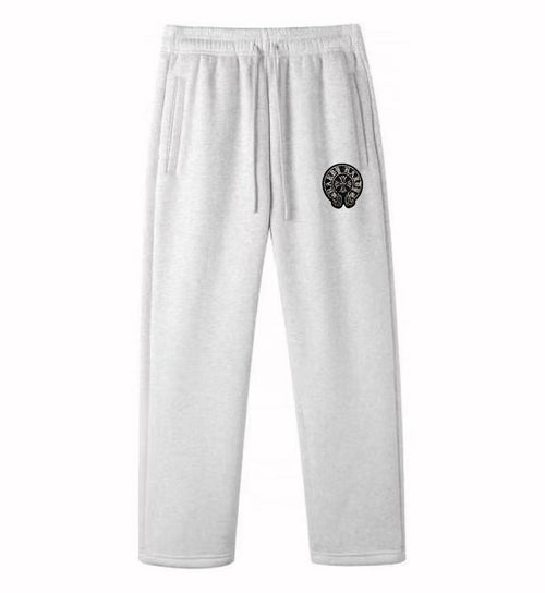 Chrome Hearts "Sanskrit Horseshoe" Embroidered Sweatpants