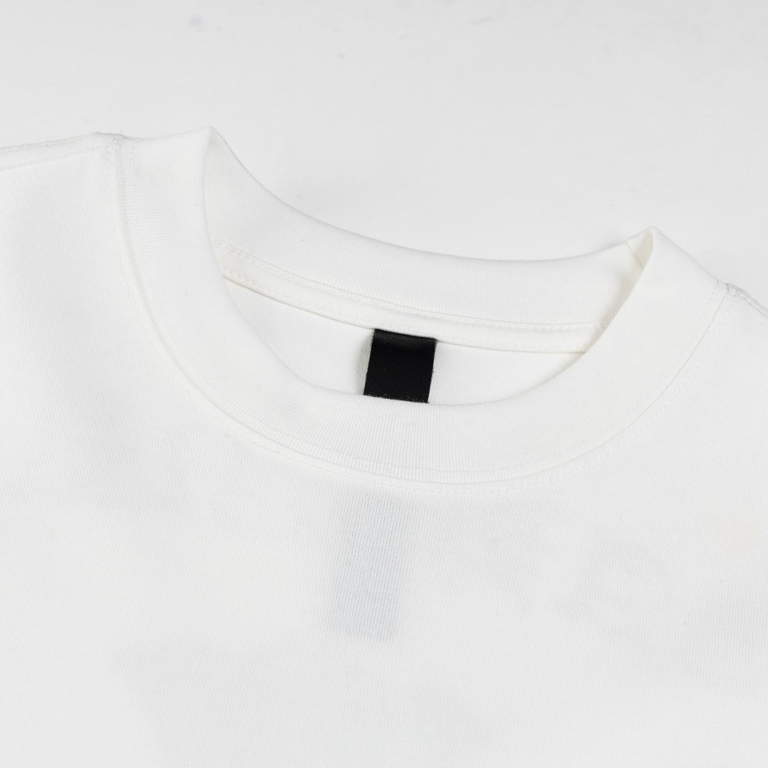 Chrome Hearts White T-Shirt with Green Multi-Cross Graphic