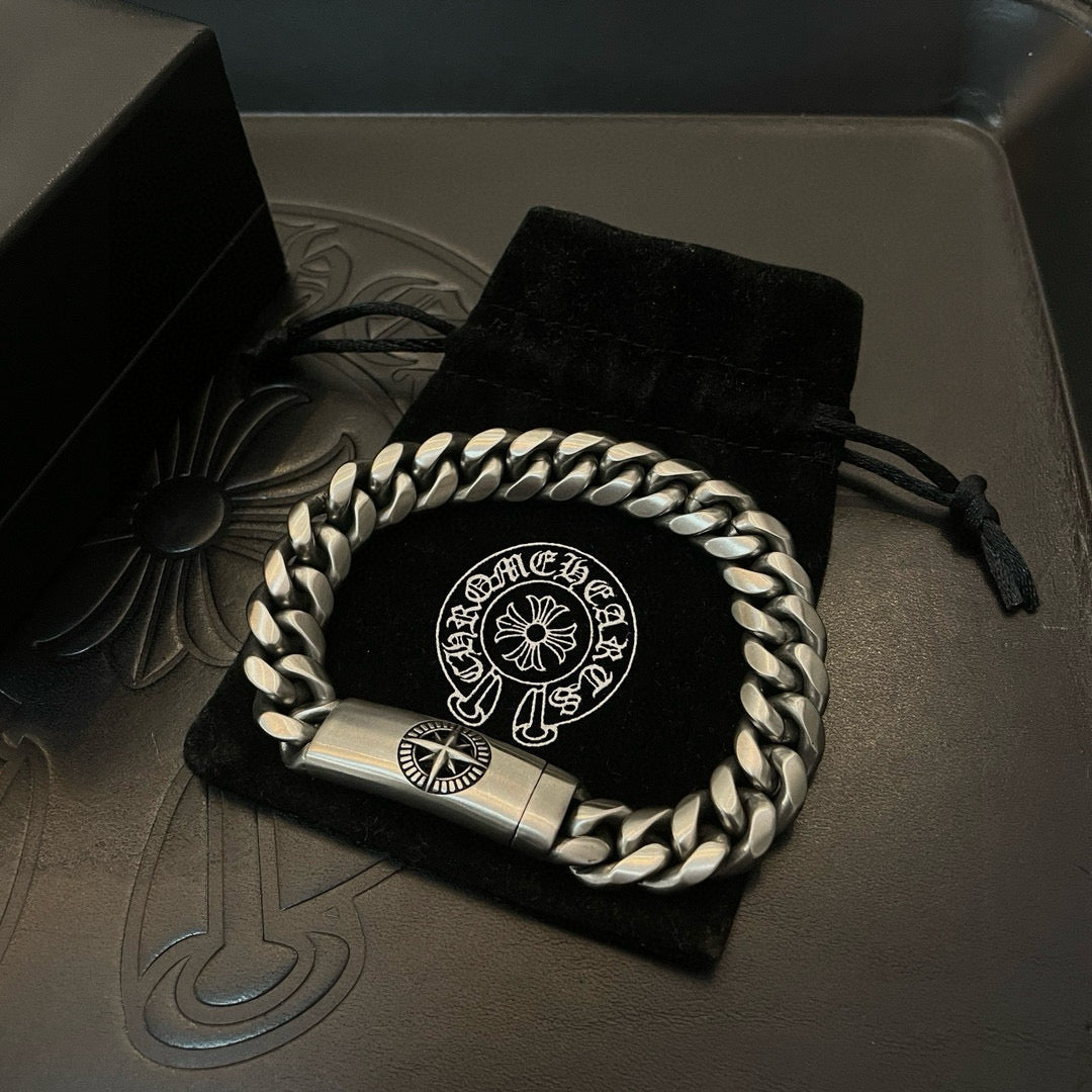 Chrome Hearts Cross Cuban Link Bracelet