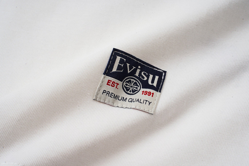 EVISU "Daruma Big M" Print Short-Sleeve T-Shirt