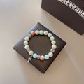 Chrome Hearts Multi-Colored Gemstone Beaded Bracelet