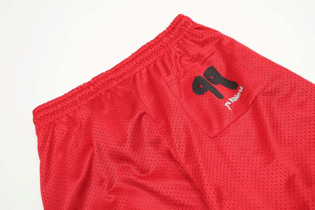Chrome Hearts Red Mesh Hockey Pants