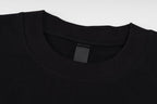 Chrome Hearts Black T-Shirt with Colorful Embroidered Horseshoe Cross Graphic