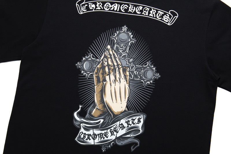 Chrome Hearts "Praying Hands" Graphic T-Shirt