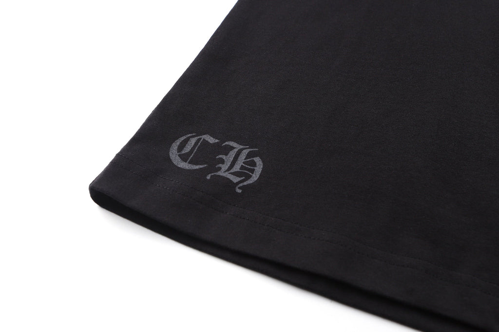 Chrome Hearts Miami Horseshoe T-Shirt - Black Pocket Tee with Iconic Back Print