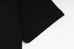 Chrome Hearts Black T-Shirt with Pink Multi-Cross Appliqué and Embroidery