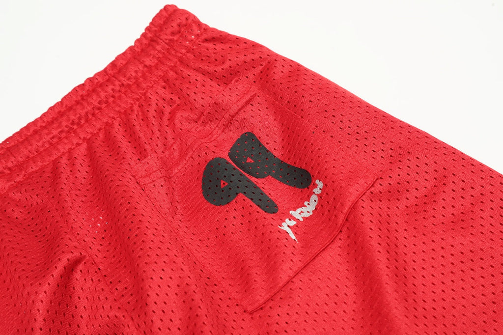 Chrome Hearts Red Mesh Hockey Pants