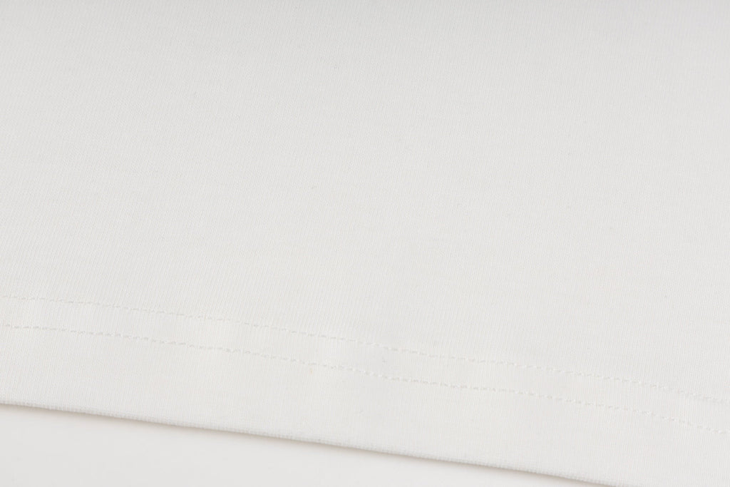 Chrome Hearts White T-Shirt with Pink Cross Appliqué and Embroidery