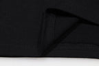 Chrome Hearts Black T-Shirt with Silver Cross Appliqués