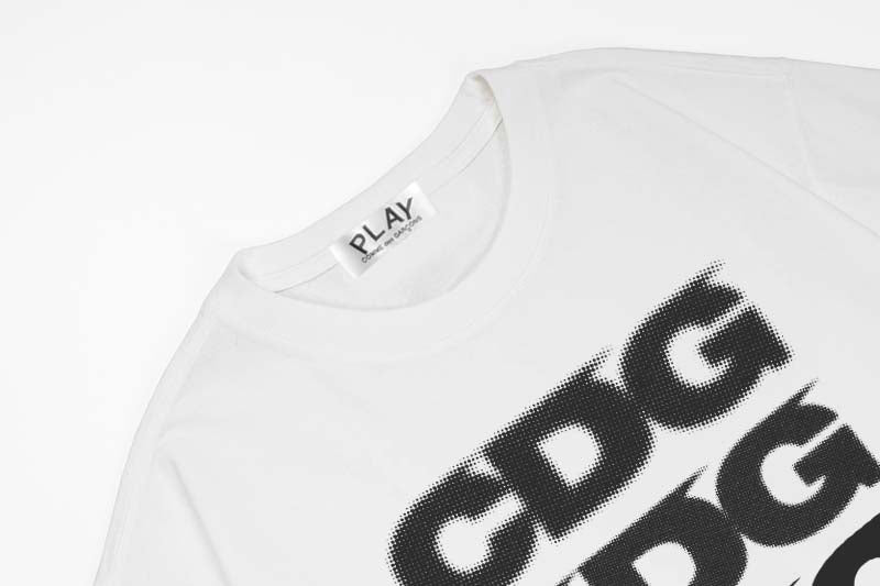 Comme des Garçons PLAY CDG Graphic Logo T-Shirt - Black Cotton Streetwear Tee