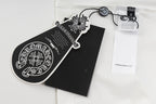 Chrome Hearts White T-Shirt with Pink Triple Cross Horseshoe Graphic