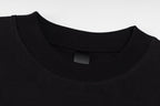 Chrome Hearts Black T-Shirt with Pink Multi-Cross Appliqué and Embroidery