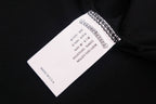 Chrome Hearts Style Black T-Shirt - Pink Gothic Back Print & Pocket Logo, Cotton Streetwear Tee