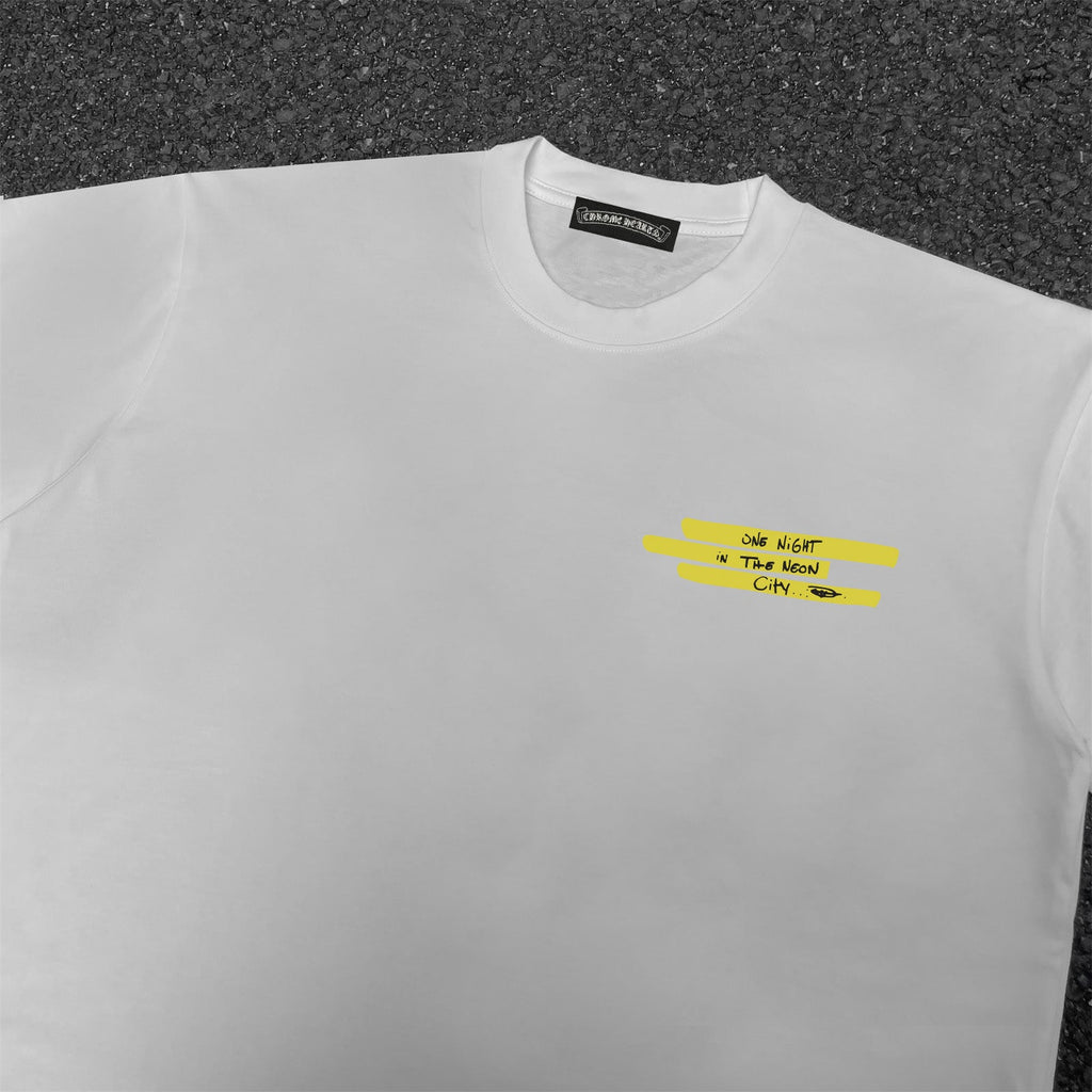 Chrome Hearts "One Night in the Neon City" Graphic T-Shirt