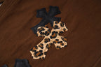 Chrome Hearts "Leopard Print Cross" Leather Appliqué